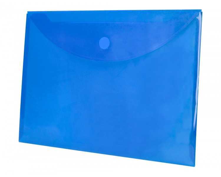 Carpeta liderpapel dossier a4 cierre de velcro azul