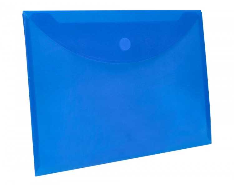 Carpeta liderpapel dossier a4 cierre de velcro azul