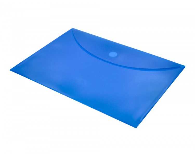 Carpeta liderpapel dossier a4 cierre de velcro azul