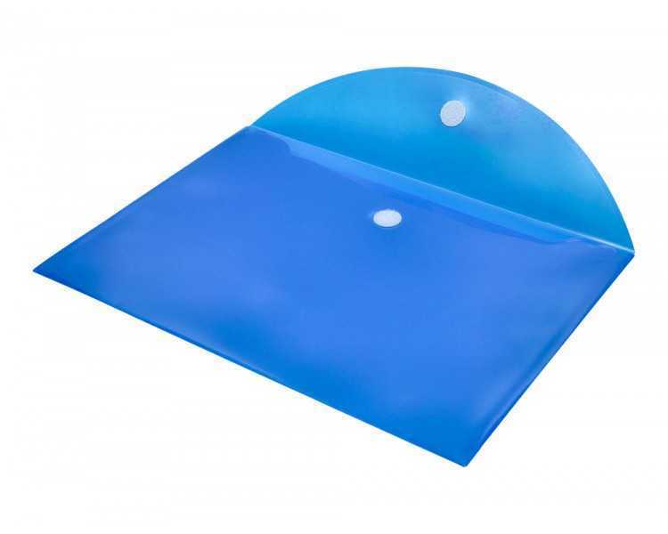 Carpeta liderpapel dossier a4 cierre de velcro azul