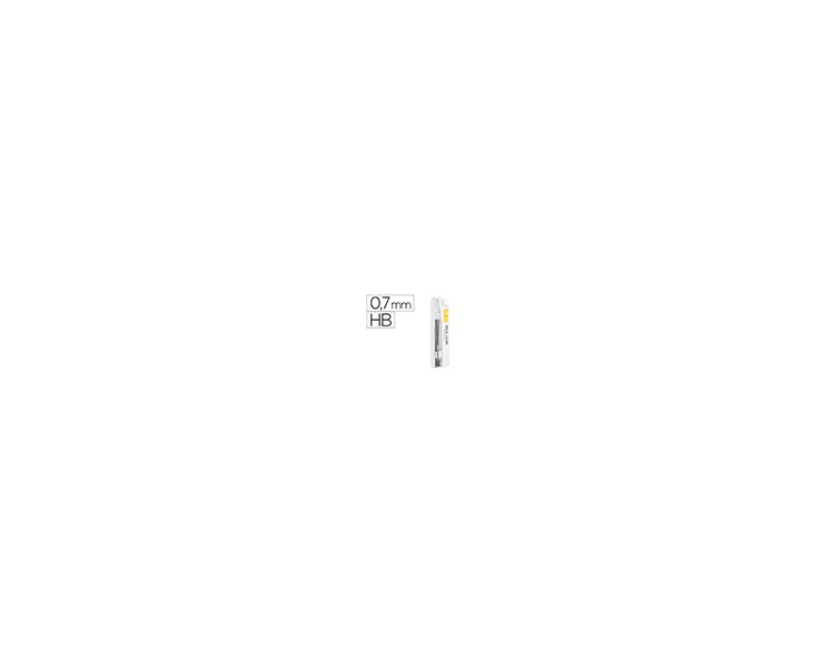 Minas liderpapel grafito 0,7 mm hb tubo de 12 minas