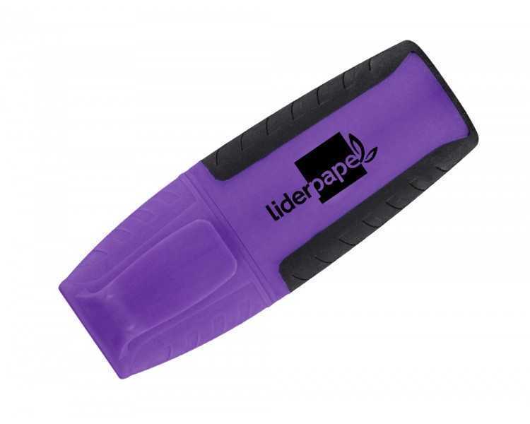 Rotulador liderpapel mini fluorescente violeta