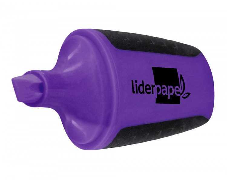 Rotulador liderpapel mini fluorescente violeta