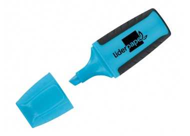 Rotulador liderpapel mini fluorescente azul