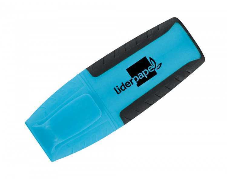 Rotulador liderpapel mini fluorescente azul