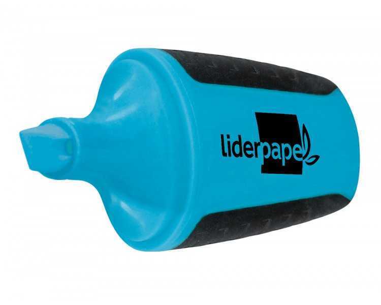 Rotulador liderpapel mini fluorescente azul