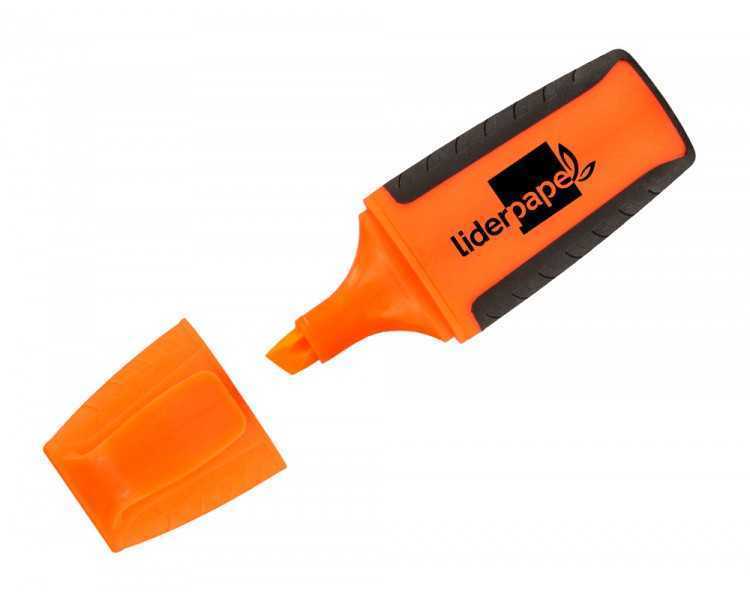 Rotulador liderpapel mini fluorescente naranja