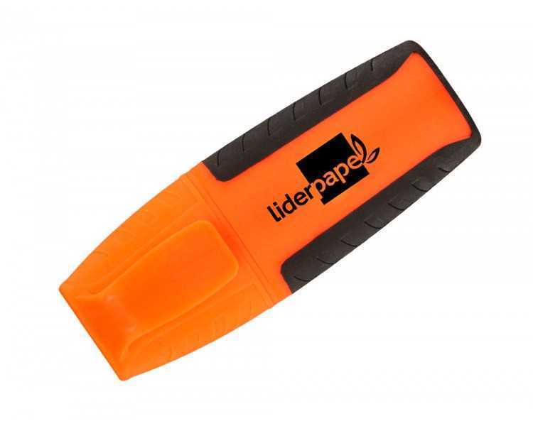 Rotulador liderpapel mini fluorescente naranja