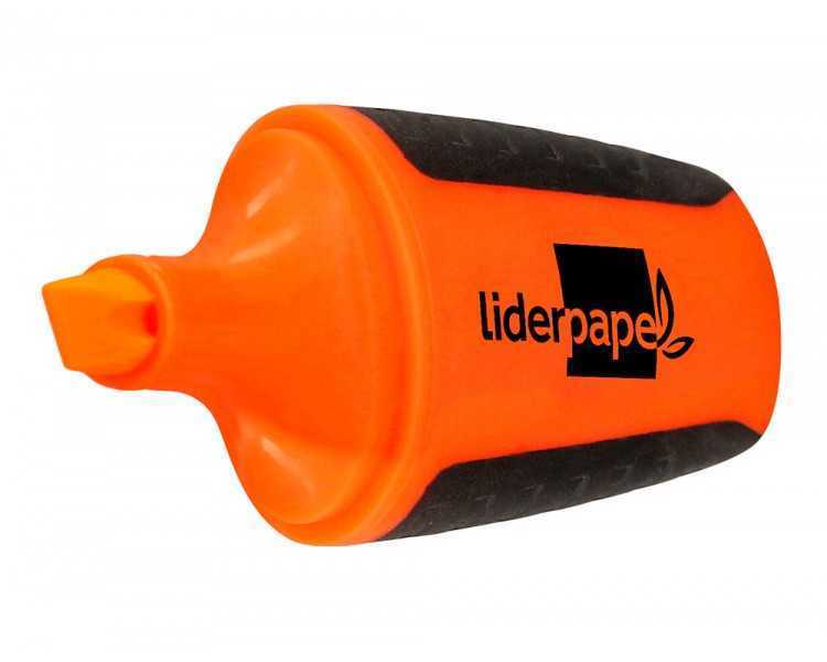 Rotulador liderpapel mini fluorescente naranja