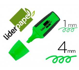 Rotulador liderpapel mini fluorescente verde