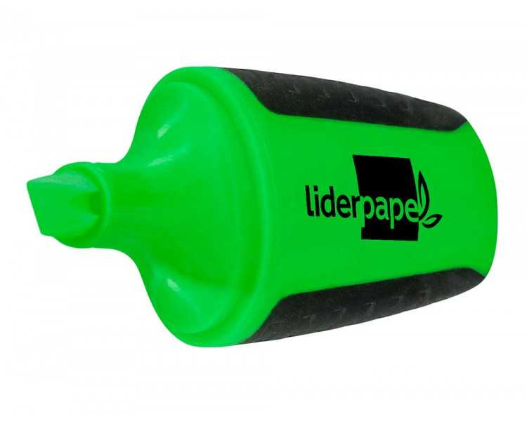 Rotulador liderpapel mini fluorescente verde