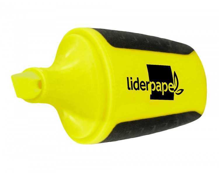 Rotulador liderpapel mini fluorescente amarillo