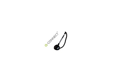 Boligrafo extensible q-connect con cadena plastico y soporte adhesivo