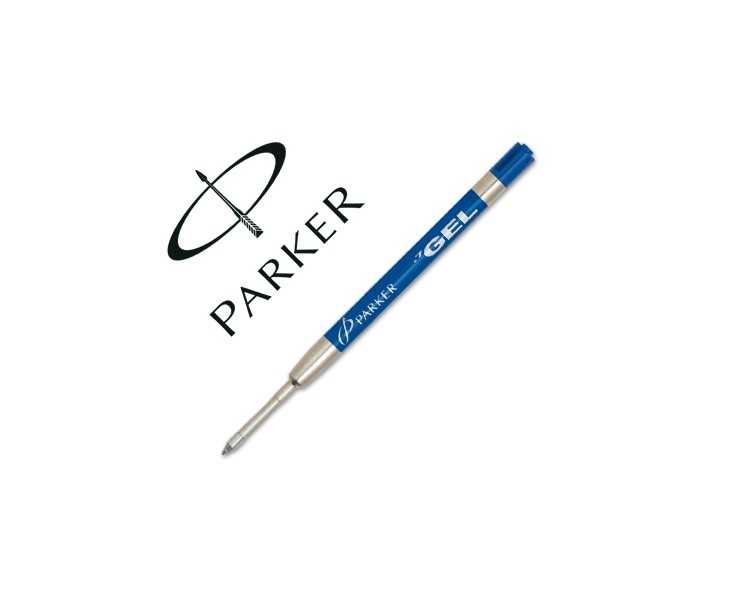 Recambio boligrafo gel parker azul