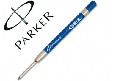 Recambio boligrafo gel parker azul