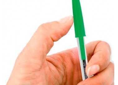 Boligrafo transparente q-connect verde medio kf01043 Boligrafo transparente q-connect verde medio kf01043