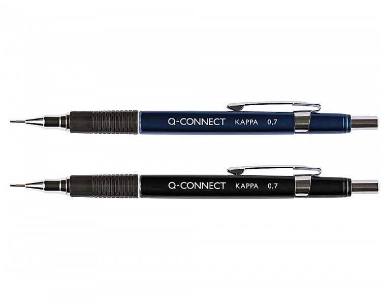 Portaminas q-connect kappa 0,7 mm sujecion de caucho