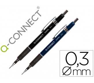 Portaminas q-connect kappa 0,3 mm sujecion de caucho