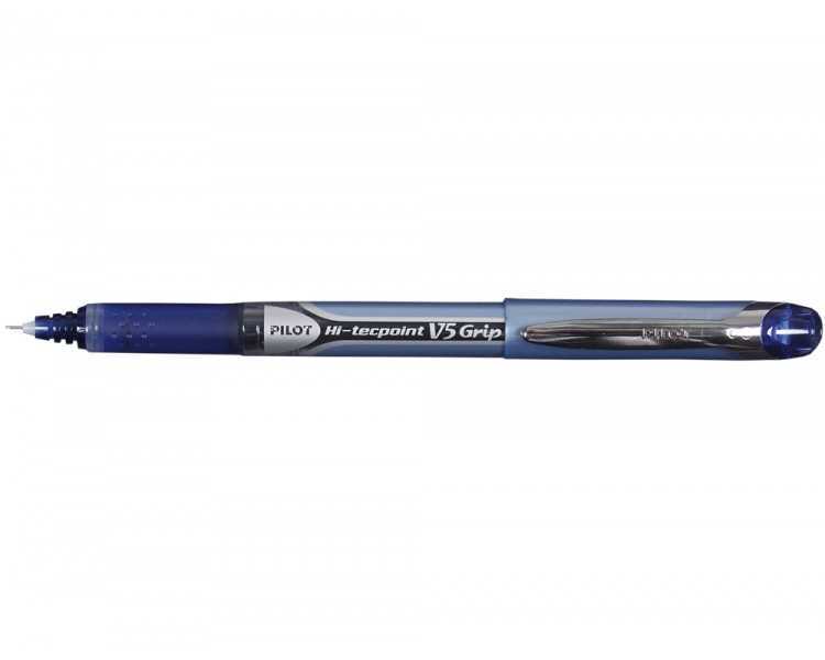 Rotulador pilot punta aguja v-5 grip azul 0.5 mm