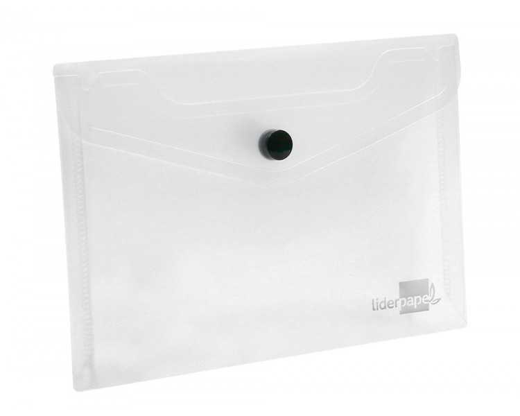 Carpeta liderpapel dossier broche 44224 polipropileno din a7 color transparente