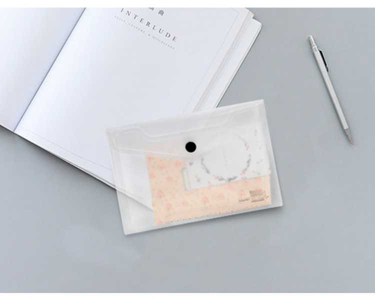 Carpeta liderpapel dossier broche 44224 polipropileno din a7 color transparente