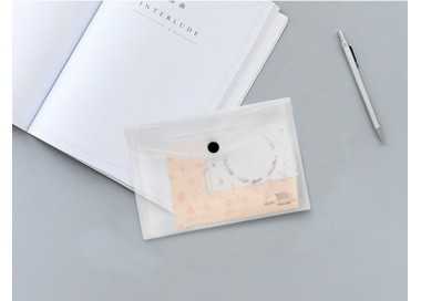 Carpeta liderpapel dossier broche 44224 polipropileno din a7 color transparente