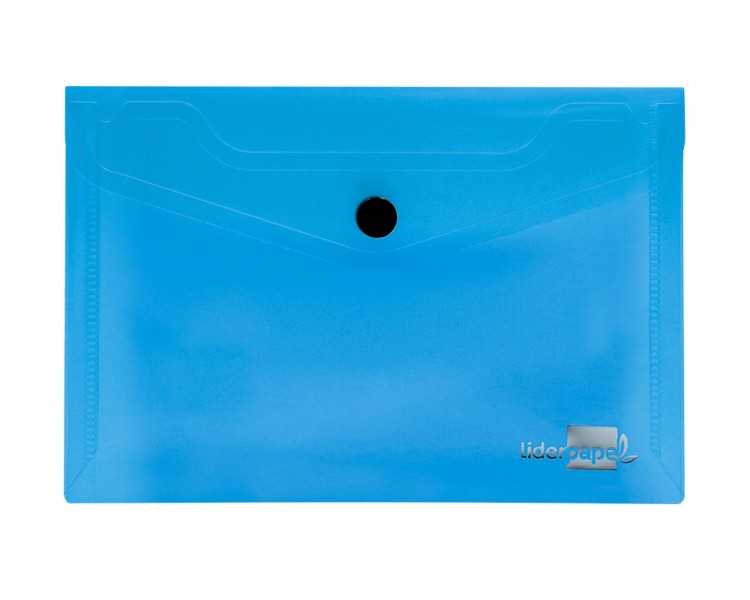 Carpeta liderpapel dossier broche 44222 polipropileno din a7 azul translucido