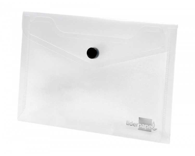 Carpeta liderpapel dossier broche 44234 polipropileno din a6 transparente translucido