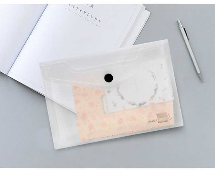 Carpeta liderpapel dossier broche 44234 polipropileno din a6 transparente translucido