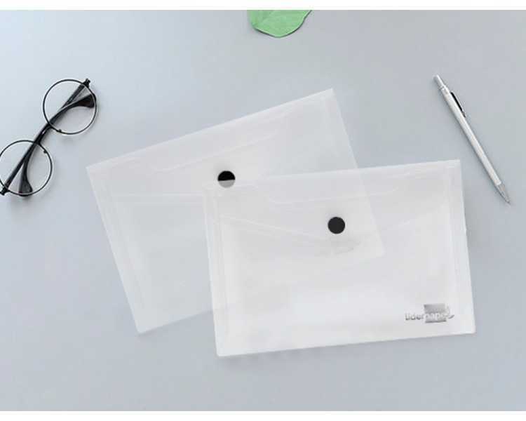 Carpeta liderpapel dossier broche 44234 polipropileno din a6 transparente translucido