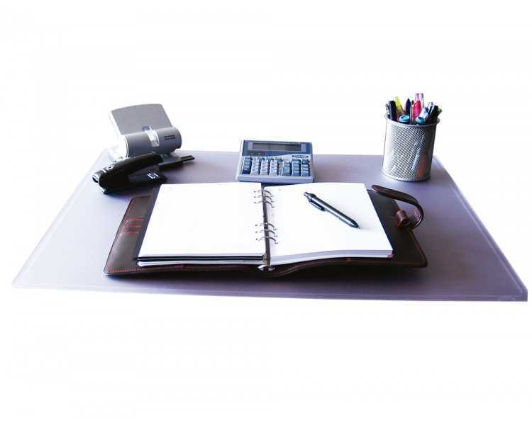 Vade sobremesa q-connect polipropileno transparente 50x63 cm