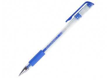 Boligrafo q-connect tinta gel azul 0,7 mm sujecion de caucho