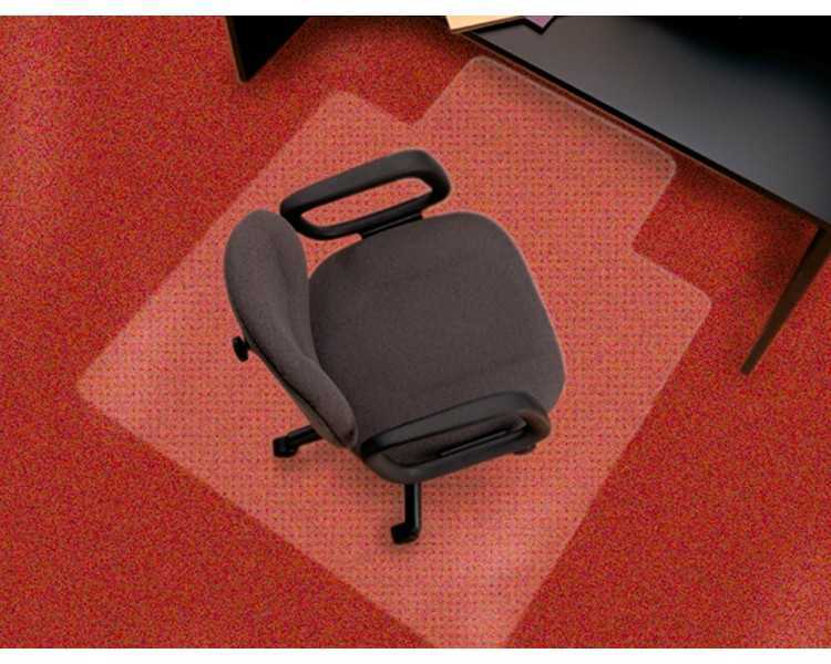 Alfombrilla para suelo q-connect pvc protectora de moquetas 1150x1340 mm grosor 2,2 mm