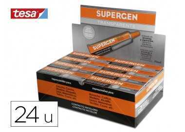 Pegamento supergen contacto incoloro 75 ml unidad
