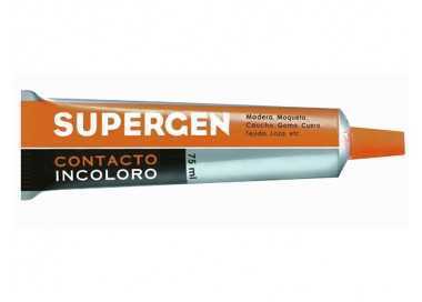 Pegamento supergen contacto incoloro 75 ml unidad