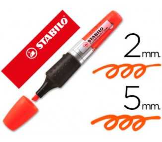 Rotulador stabilo boss luminator naranja tinta liquida