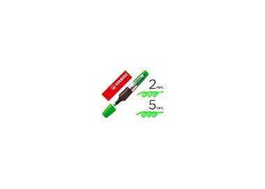Rotulador stabilo boss luminator verde tinta liquida