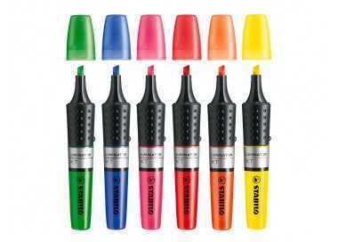 Rotulador stabilo boss luminator verde tinta liquida