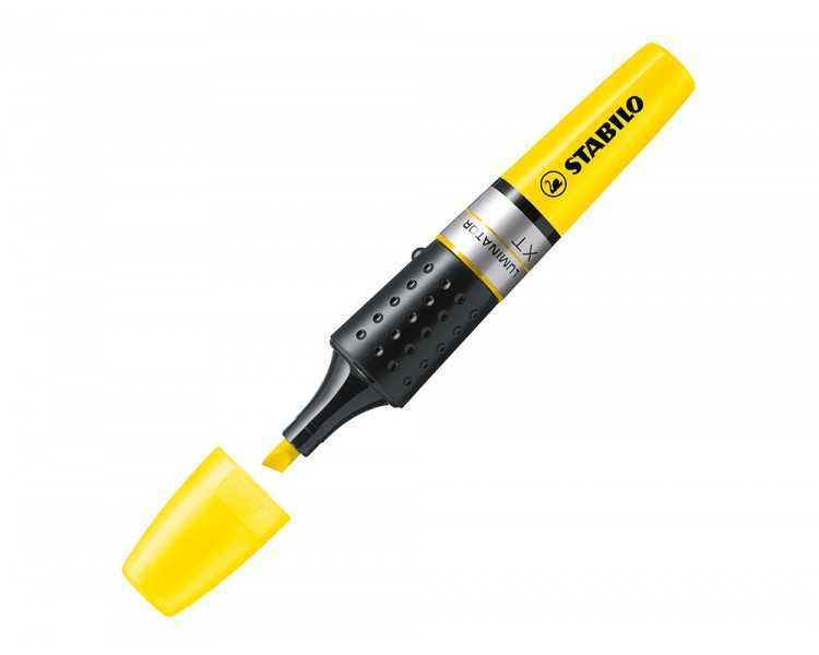 Rotulador stabilo boss luminator amarillo tinta luquida