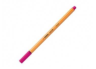 Rotulador stabilo punta de fib ra point 88 rosa punta fina 0,4mm