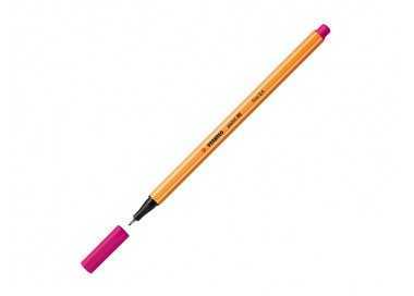 Rotulador stabilo punta de fib ra point 88 rosa punta fina 0,4mm