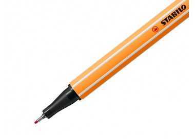 Rotulador stabilo punta de fib ra point 88 rosa punta fina 0,4mm
