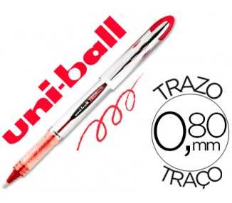 Rotulador uni-ball roller ub-200 vision rojo 0,8 mm -unidad