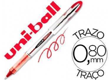Rotulador uni-ball roller ub-200 vision rojo 0,8 mm -unidad