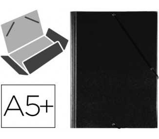 Carpeta gomas solapas plastico saro cuarto negro