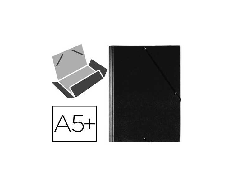 Carpeta gomas solapas plastico saro cuarto negro