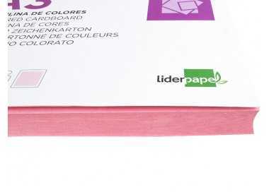 Cartulina liderpapel a3 180g/m2 rosa paquete de 100 hojas Cartulina liderpapel a3 180g/m2 rosa paquete de 100 hojas
