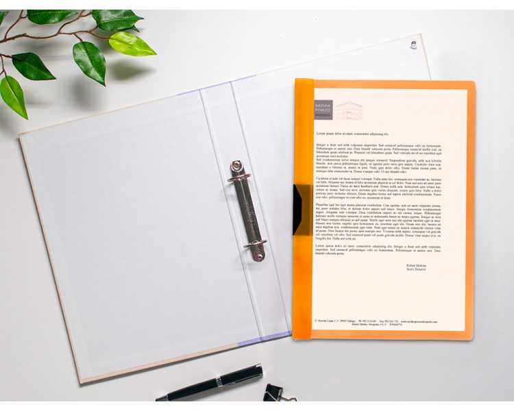 Carpeta liderpapel dossier pinza lateral 45301 polipropileno din a4 naranja 30 hojas pinza deslizante