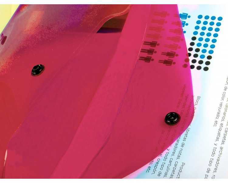 Carpeta liderpapel dossier broche 34350 polipropileno din a5 roja transparente