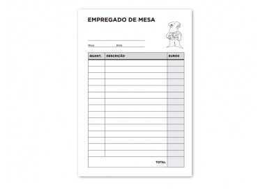 Talonario liderpapel camarero octavo sin iva 202 duplicado texto en portugues Talonario liderpapel camarero octavo sin iva 202 duplicado texto en portugues